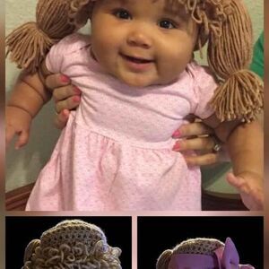 Custom Made Cabbage Patch Doll Wig For Halloween Costume Made For You By Me